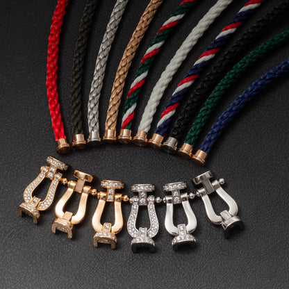 [AURORA]FORCE GROSSES HUFEISENARMBAND OHNE DIAMANT GOLD