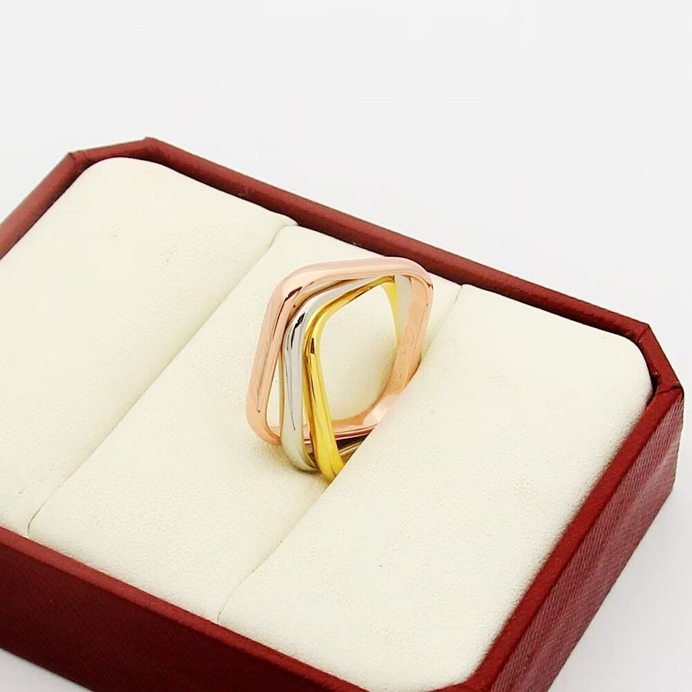 [AURORA]TRINITY 3.5MM CUSHION RING COLLECTION