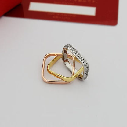 [AURORA]TRINITY 3.5MM CUSHION RING COLLECTION