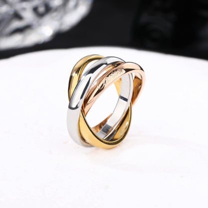 [AURORA]TRINITY 3.2MM RING COLLECTION