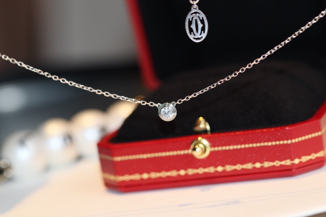 [AURORA]DAMOUR DIAMOND NECKLACE