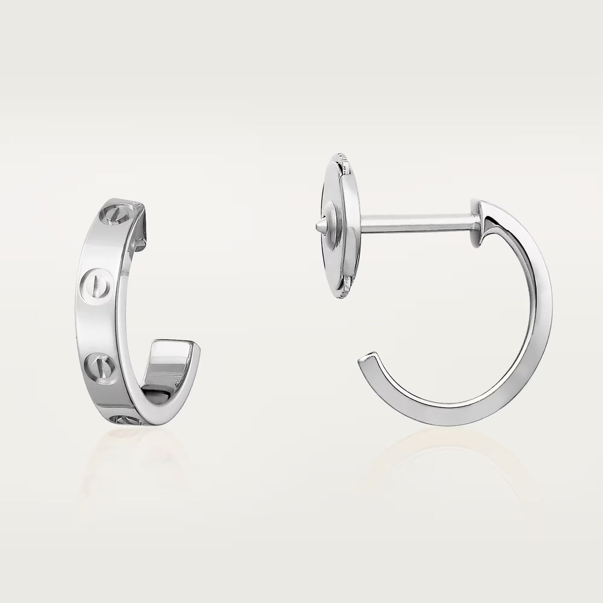 [AURORA]LOVE EARRINGS 2.65 MM NO DIAMOND SMALL