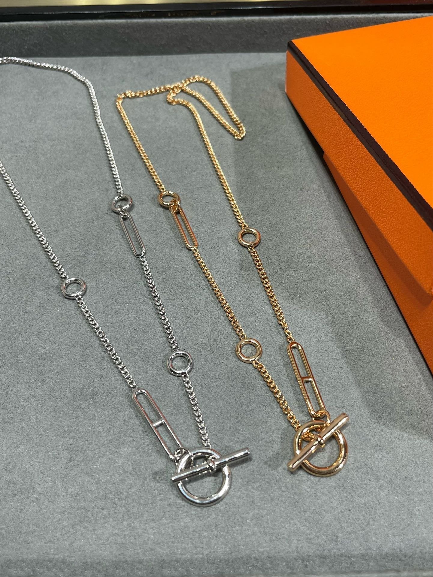 [AURORA]HM STERLING CHAINE D'ANCRE HEART