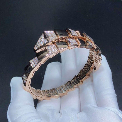 [AURORA]SERPENTI BREITES ARMBAND ROTGOLD DIAMANT