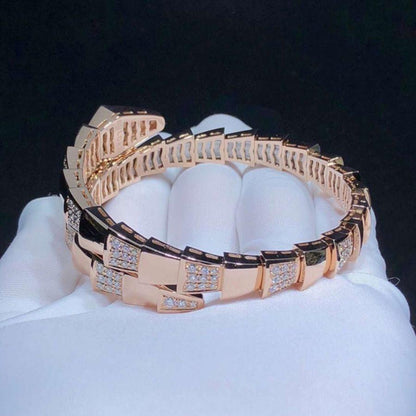 [AURORA]SERPENTI BREITES ARMBAND ROTGOLD DIAMANT