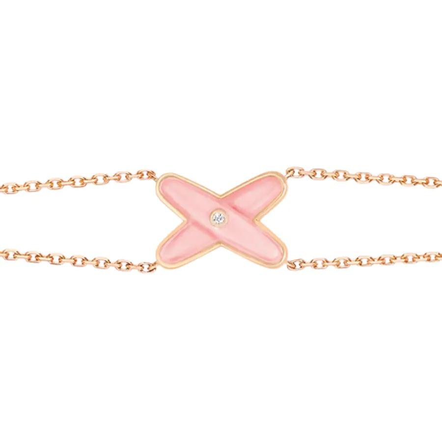 [AURORA]JEUX ARMBAND ROSA MOP ROSA GOLD 1 DIAMANT