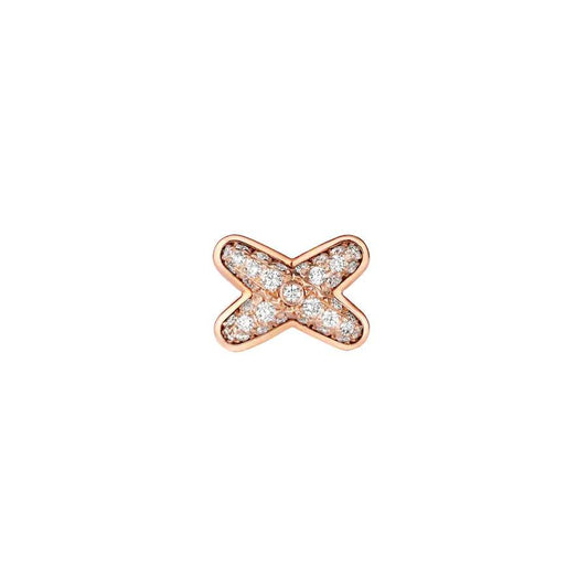 [AURORA]JEUX DE PINK GOLD DIAMOND EARRINGS