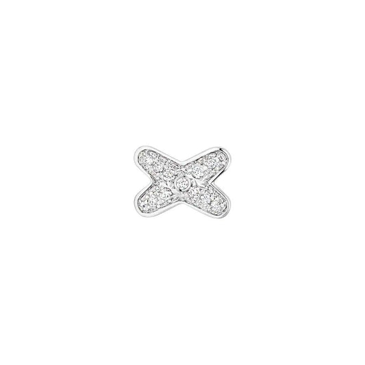 [AURORA]JEUX DE SILVER DIAMOND EARRINGS