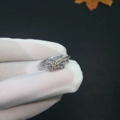 [AURORA]JEUX DE SILVER DIAMOND RING