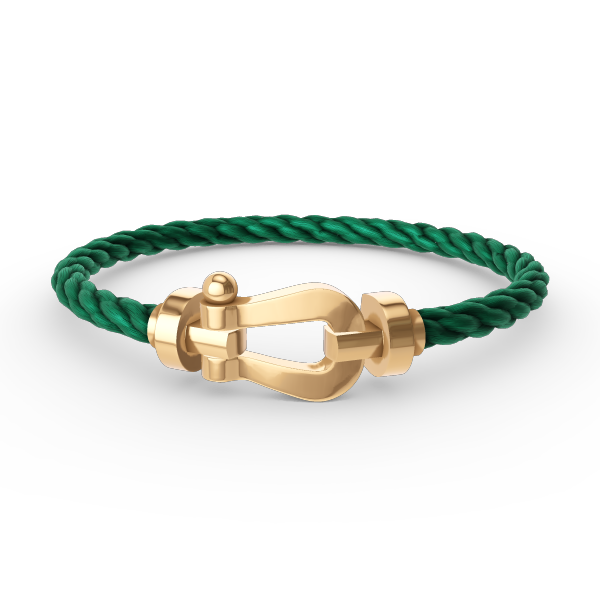 [AURORA]FORCE GROSSES HUFEISENARMBAND OHNE DIAMANT GOLD