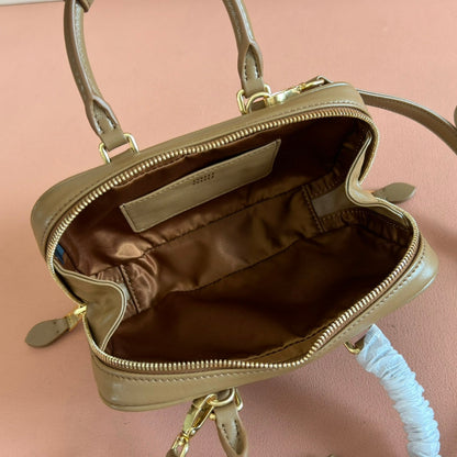 ARCADIE MINI BAG 19 CARAMEL IN MATELASSÉ NAPPA LEATHER