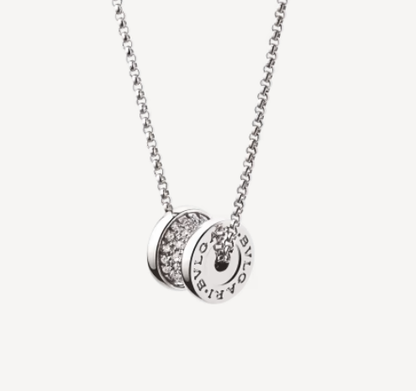 [AURORA]ZERO 1 SILVER DIAMOND NECKLACE