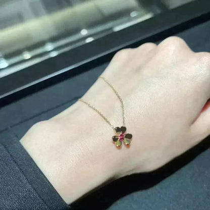[basloveJW]FRIVOLE GOLDENE BLUMENKETTE