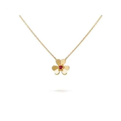 [basloveJW]FRIVOLE GOLDENE BLUMENKETTE